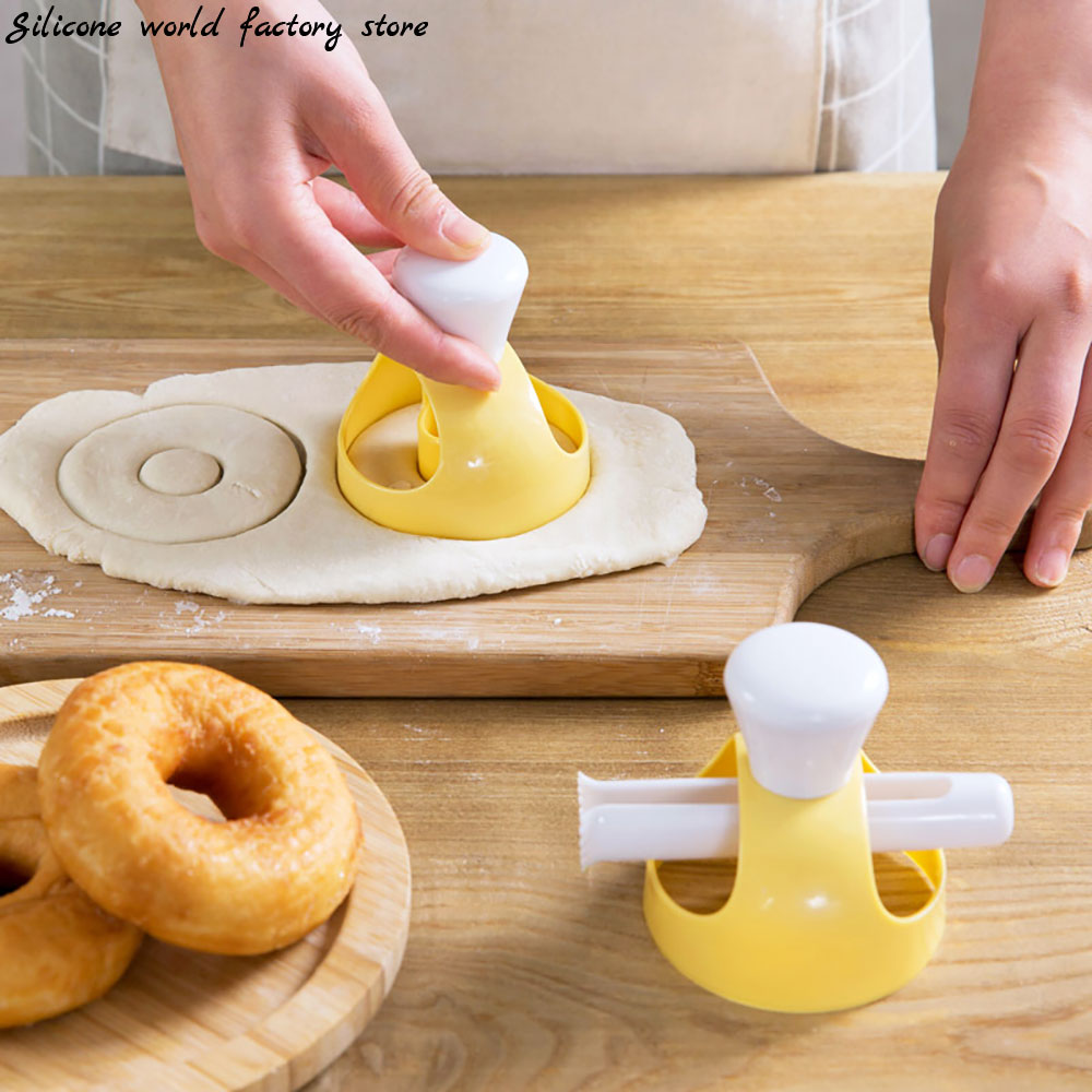 Donut Mold Silicone - Silikon-Backform für Desserts, Brot, Gebäck, Kekse,