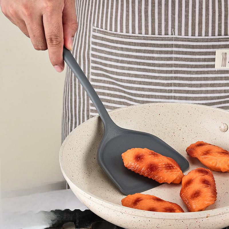 Okonomiyaki Spatula - All-in-One-Silikonspatel für Küchenartikel, hitzebeständiger Antihaft-Bratpfanne-Spatel, chinesischer