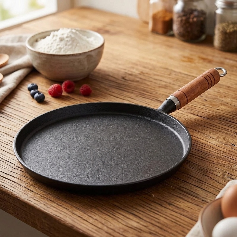 Cast Iron Corn - 20/23/26cm Gusseisen-Bratpfanne, unbeschichtet, antihaftbeschichtet, für Eier,