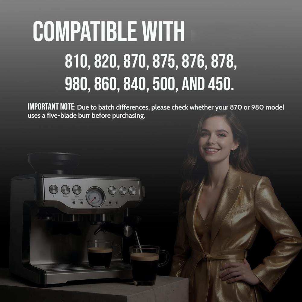 Breville Espresso Bes870 - (AIMA) Mahlwerk-Ersatzklinge für Breville Sage Barista