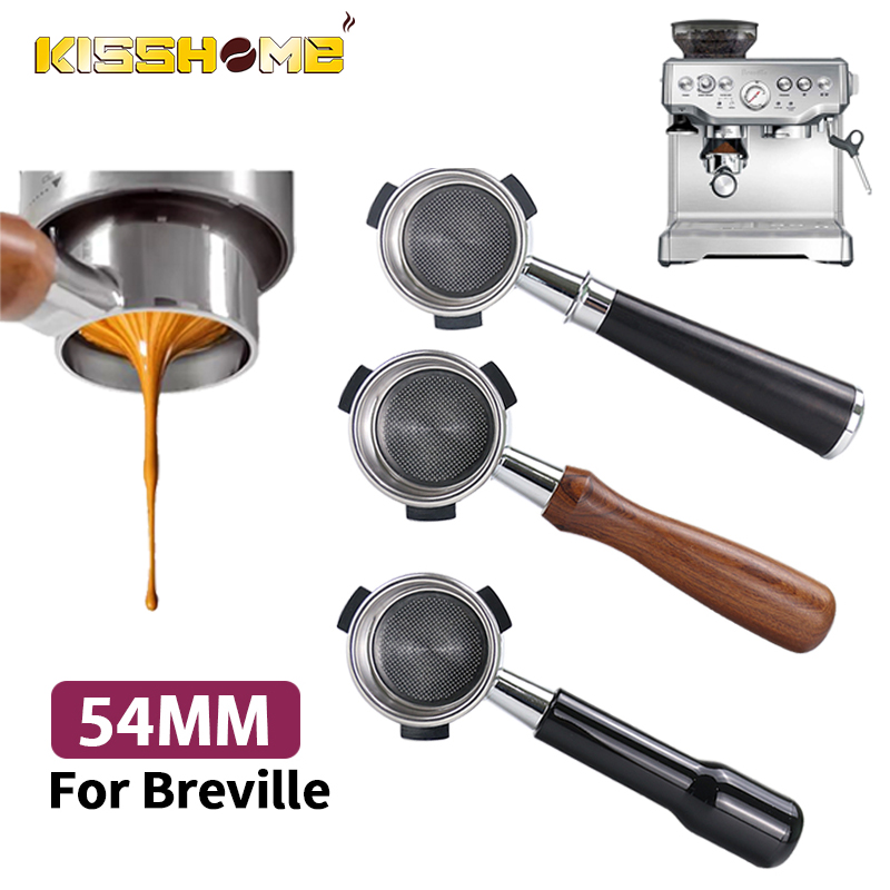 Breville Espresso Bes870 - 54mm Kaffee-Bodenloser Siebträger Naked Fit für