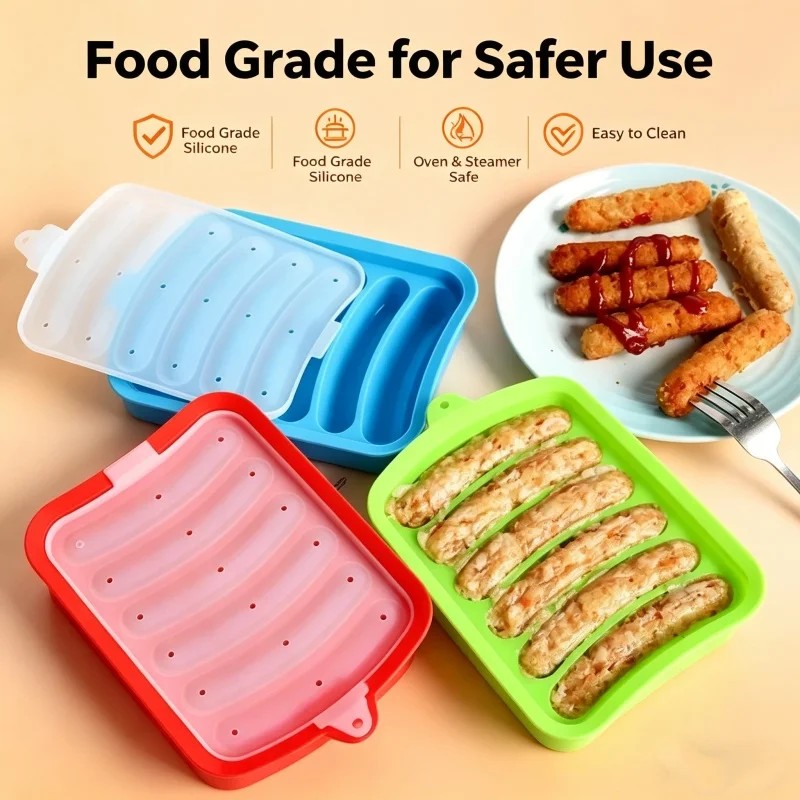 Lebensmittelechte Silikon-Wurs – Hot Dog Press Bewertung und Preis