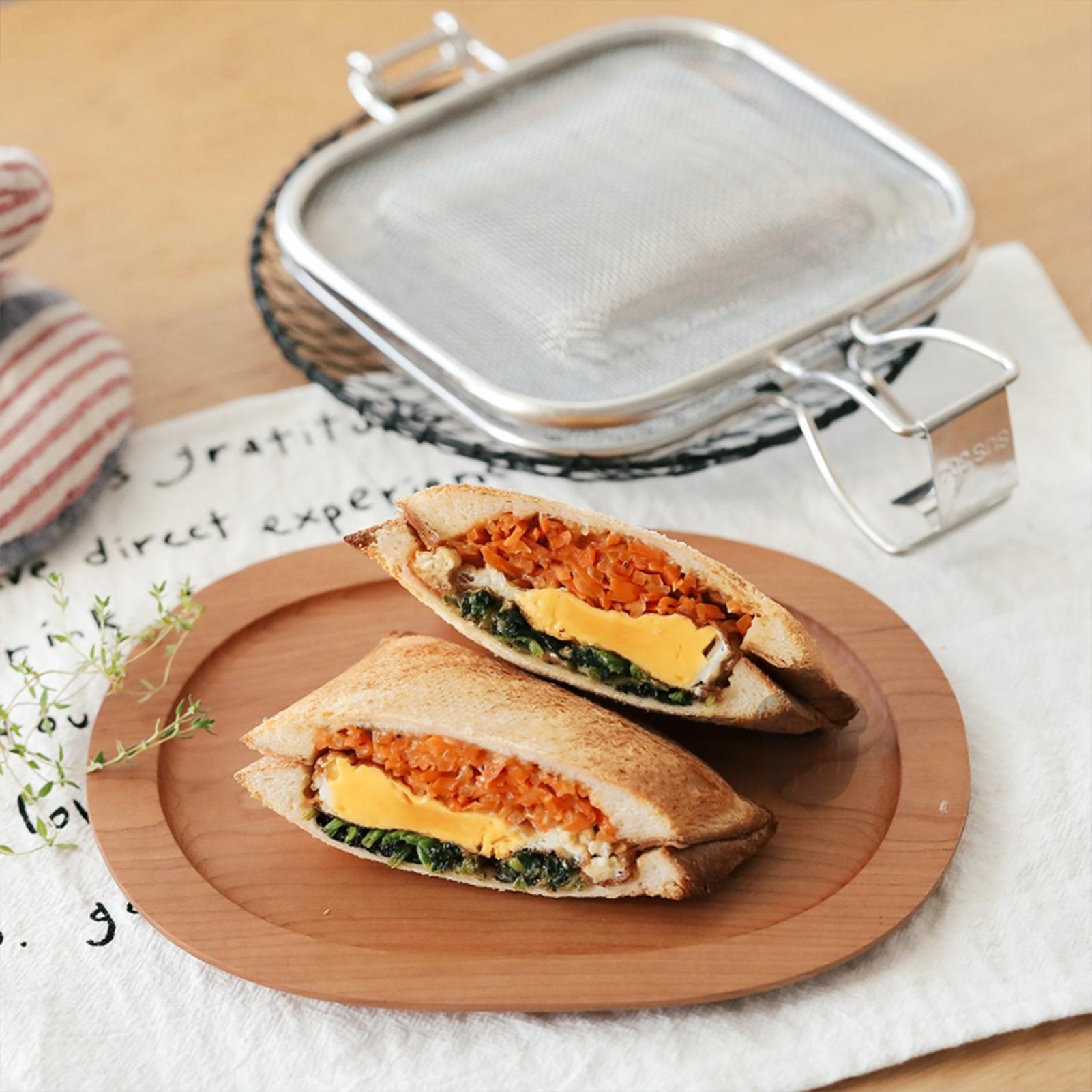 Edelstahl-Sandwichpresse mit R – Hot Dog Press Bewertung und Preis