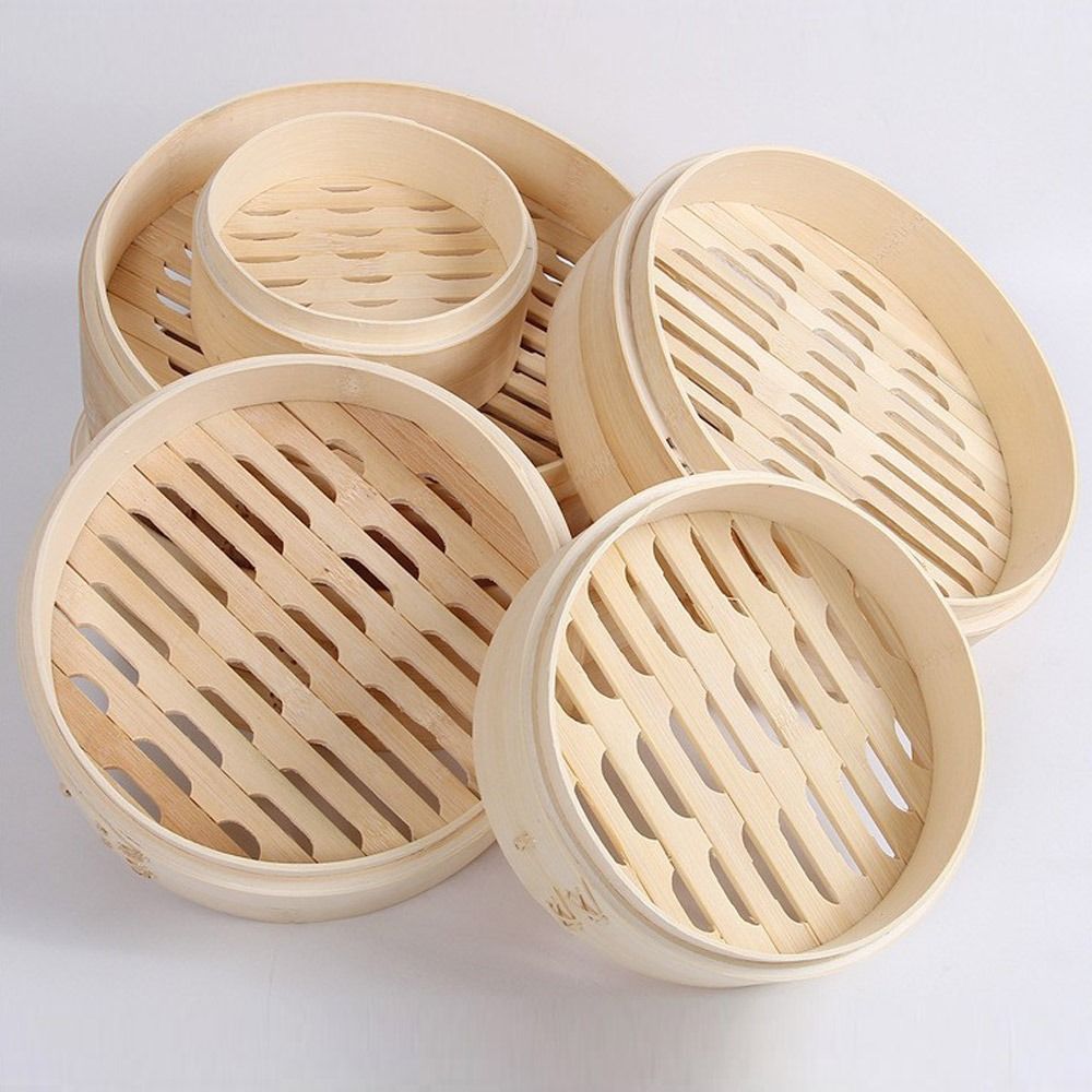 Bambus-Dampf korb mit Deckel K – Bao Steamer Bamboo Bewertung und Preis