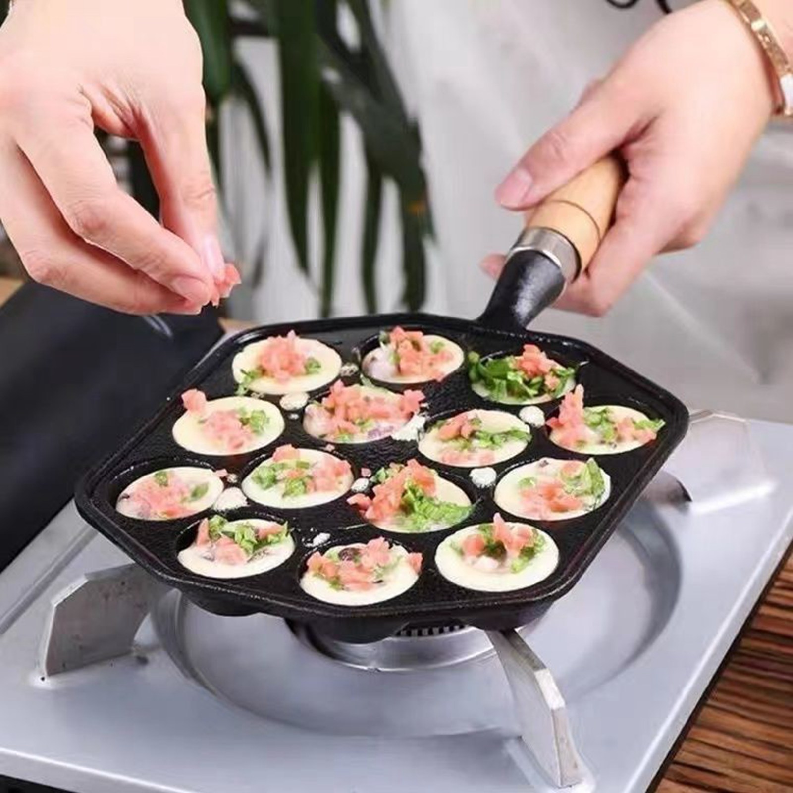 14 Löcher Takoyaki Pfanne Anti – Takoyaki Grill Plate Bewertung und Preis