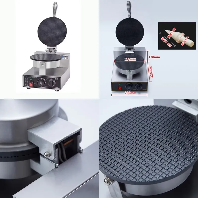 TEBAK Fabrik-Snackmaschinen El – Waffle Cone Maker Bewertung und Preis