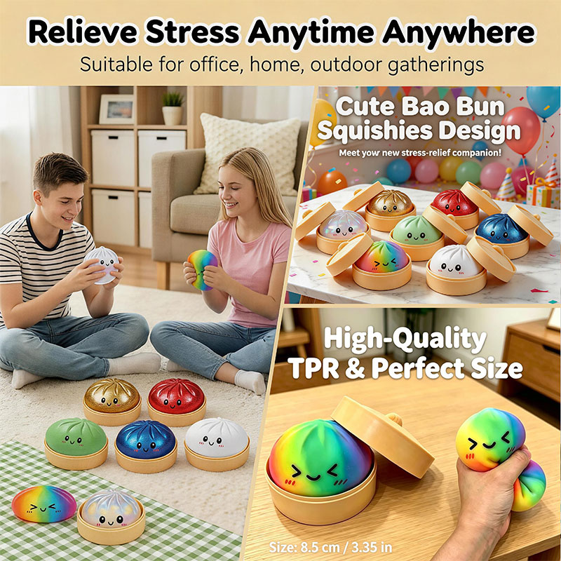 Bao Bun Squishy Spielzeug mit  – Bao Steamer Bamboo Bewertung und Preis