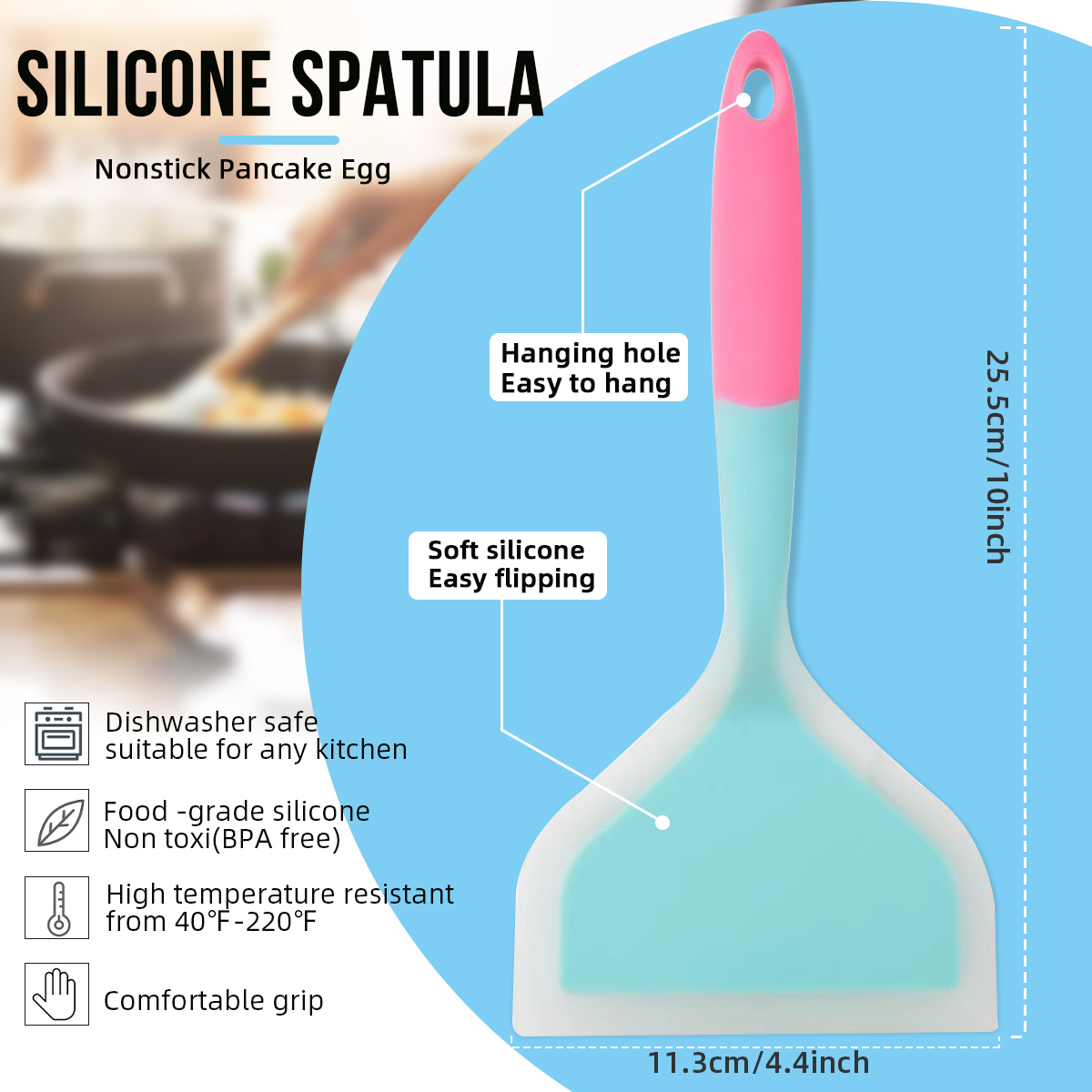 Silikon Spatel Kochen Utensili – Okonomiyaki Spatula Bewertung und Preis