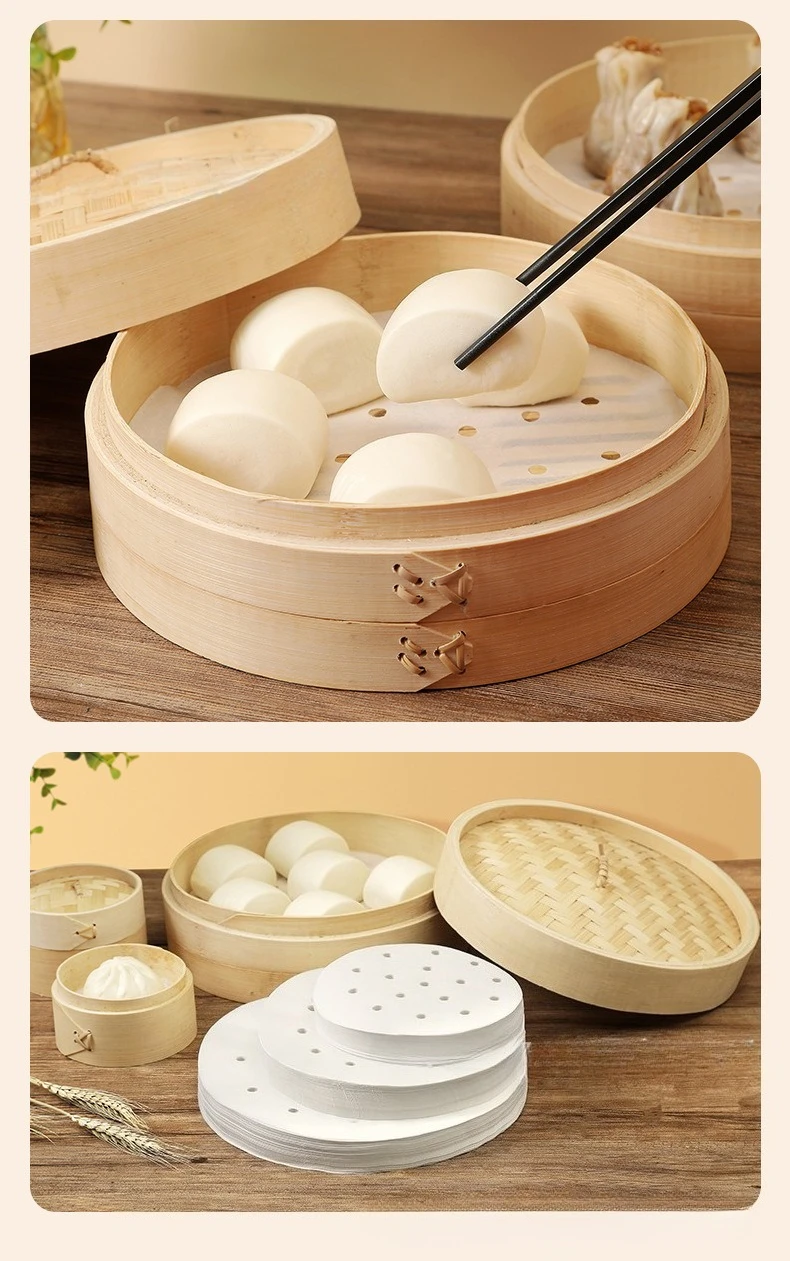 100 Stück Lebensmittelqualität – Bao Steamer Bamboo Bewertung und Preis