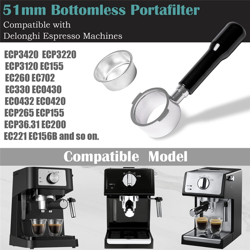 ABYN-51 mm Bodenloser Siebträg – Delonghi Espresso Ecp3420 Bewertung und Preis