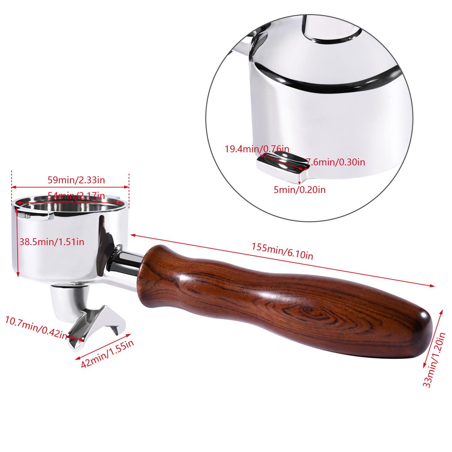 51mm 2-Ohren-Doppelauslauf-Sie – Delonghi Espresso Ecp3420 Bewertung und Preis
