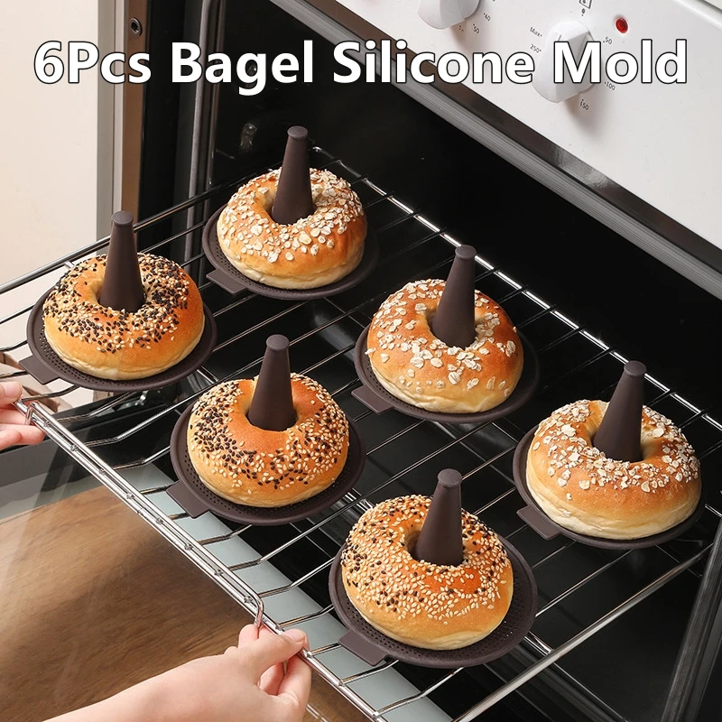 6Pcs Bagel Werkzeuge Silikon F – Donut Mold Silicone Bewertung und Preis