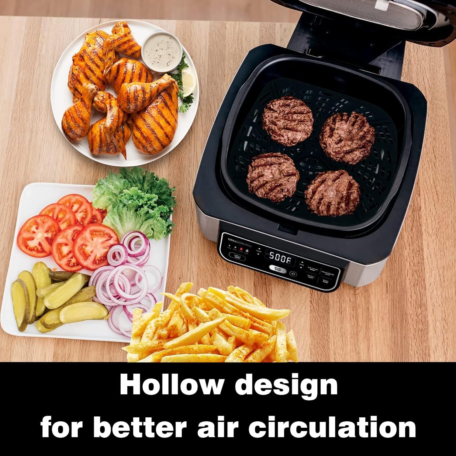 2-teiliges wiederverwendbares  – Ninja Air Fryer Af300 Bewertung und Preis
