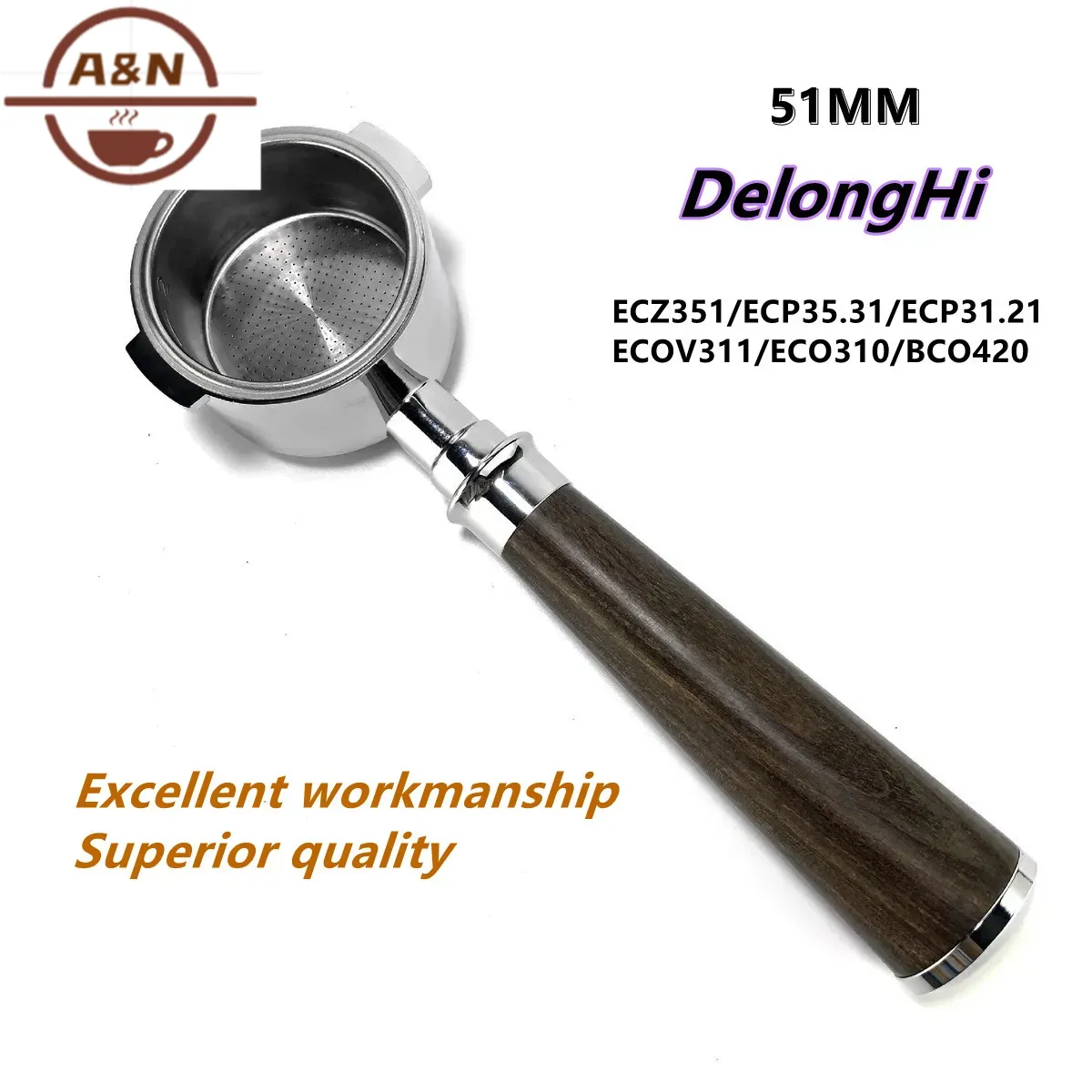 51 mm 304 Edelstahl-Bodenloser – Delonghi Espresso Ecp3420 Bewertung und Preis