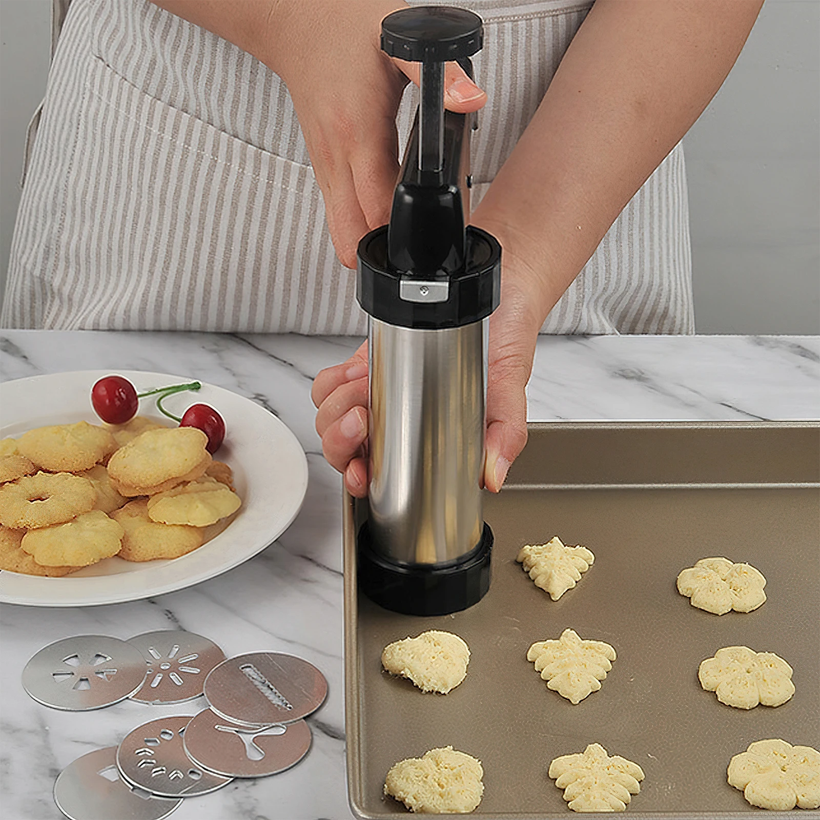 Weihnachts-Kekspresse und Aufs – Churros Maker Gun Bewertung und Preis